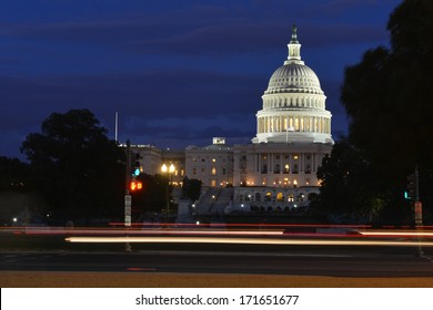 Capitol at night - Washington DC, USA