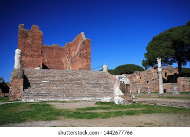 Capitol In Ostia Antica Italy