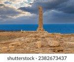 Capo Colonna, Temple of Hera Lacinia near Crotone, Calabria, Italy