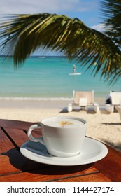 Cappuccino in the tropics, Mauritius.