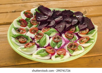 Caprese Salad And Beetroot