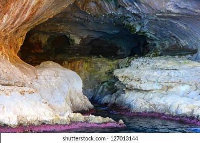 Capri Cave In The Mediterranean Sea, Italy