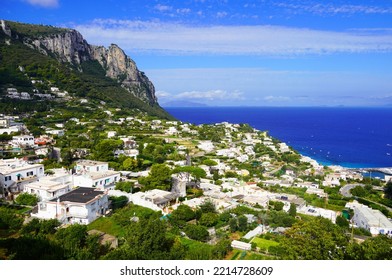 Capri Town On The Island Of Capri