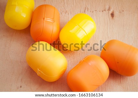 
Capsules from kinder surprises. What do the children want.