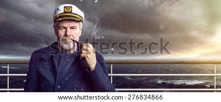 Captain Foto stock © 