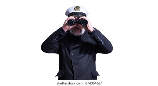 Captain With Binoculars