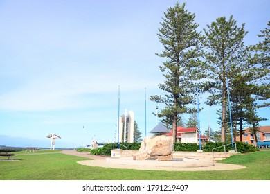 Captain Cook Memorial At Point Danger Lookout, Gold Coast, Australia