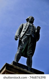 Captain James Cook Statue Whitby North Yorkshire England UK