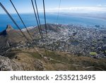 Capte Town view from cable car at Table Top Mountain