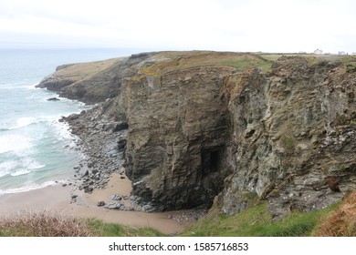 Captivating coast with high cliffs 