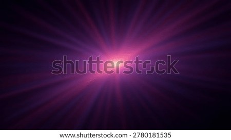 A captivating digital artwork showcasing a vibrant burst of light and energy. The image features a central point of bright pink light, radiating outwards with dynamic purple beams. This abstract composition evokes feelings of energy and cosmic phenomena.