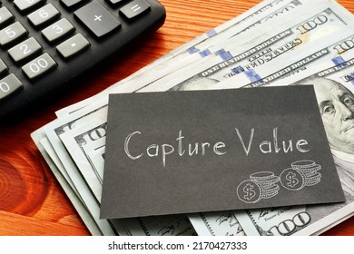 Capture Value Is Shown Using A Text