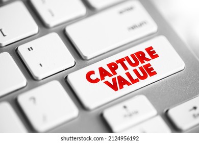 Capture Value Text Button On Keyboard, Concept Background