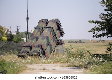 CAPU MIDIA, ROMANIA - JULY 19: Patriot defence missiles system at a joint US-Romanian military drill, on July 19, 2017, in Capu Midia.