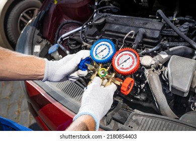 Car AC Maintenance. Auto Air Conditioning Repair Service