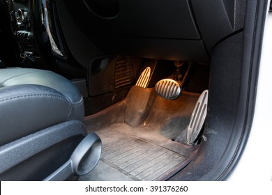 Car Accelerator Pedal, Mat Floor , Dust , Dirty , Unclean