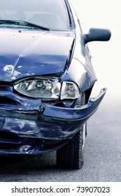 Car accident, insurance concept