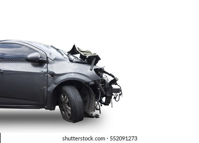 Car of accident make front windshield cracked damaged at claim the insurance company. Working car repair  inspection at damaged of accident.  Image with clipping path and style blur focus.