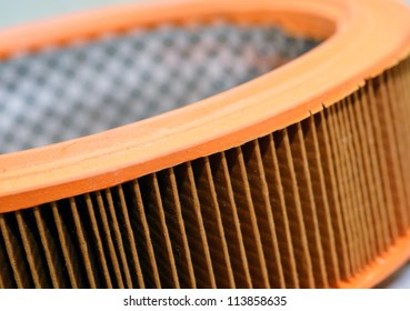 Car Air Filter Close Up