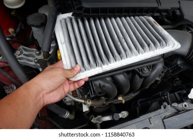 Car air filter grip