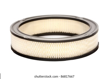 Car Air Filter Isolated On White