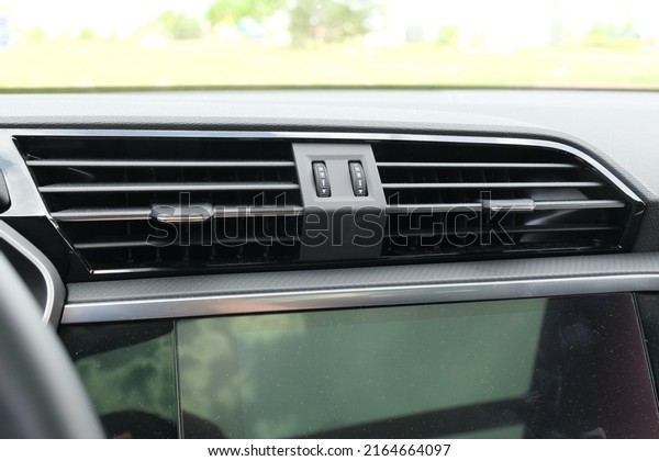 Car air vent for air conditioning and heater. Car\
ventilation system.