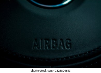 Car Airbag Tag. Modern Car Safety Feature