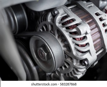 Car Alternator and Timimg belt- Converting Mechanical Energy to Electrical Energy Inside a Car