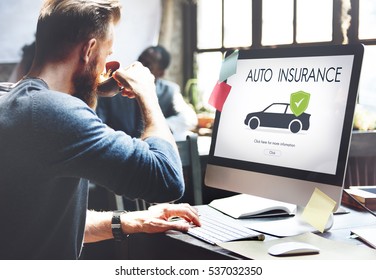 Car Auto Motor Insurance Reimbursement Vehicle Concept