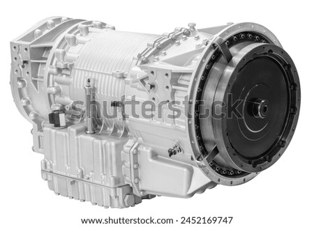 Car automatic transmission, car automatic gearshift isolated on white backgroundbackground