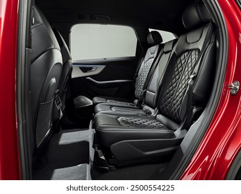 car back seat luxurious interior - Powered by Shutterstock