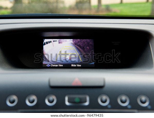Car backup camera video
display