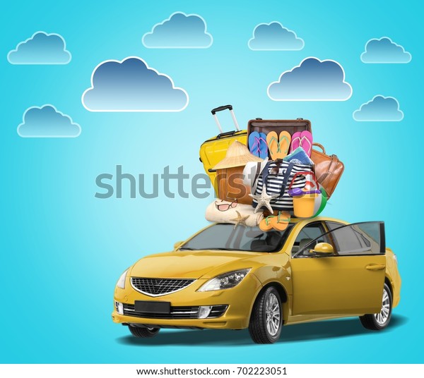Car with\
baggage.