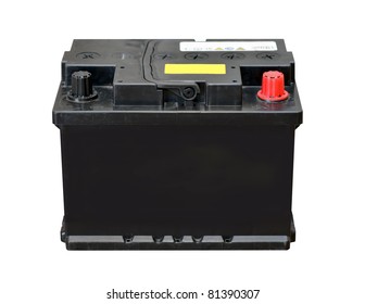 Car Battery Isolated On White Background