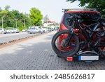 Car with Bike Rack - Family Cycling Trip