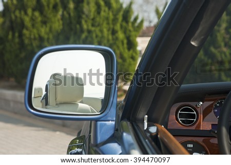 Car in the blue