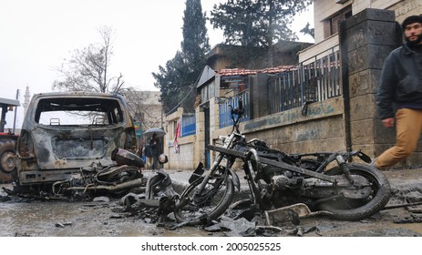 A car bomb was detonated by ISIS.
Aleppo, Syria October 16, 2018