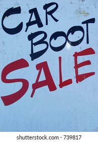  Car Boot Sale Sign