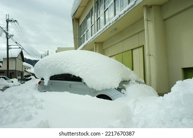 A Car Buried Under The Snow