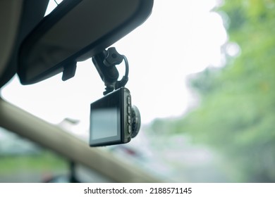 car camera with blur background