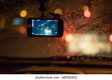 car camera recorder. - Shutterstock ID 689305831