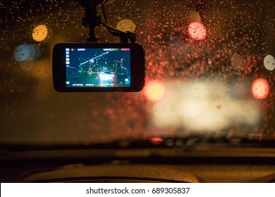 car camera recorder. - Shutterstock ID 689305837
