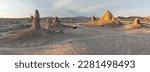 Car camper in the desert - Trona Pinnacles