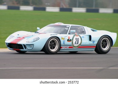 Car At Castle Combe Racing Circuit