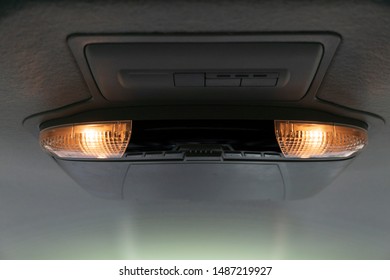 Car Ceiling Lights Display Various Control Stock Photo 1487219927 ...