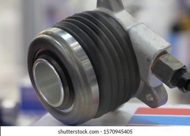 Car Clutch Release Bearing Hydraulic Actuator Close Up