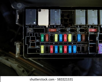 Car Colour Fuse Box Stock Photo (Edit Now) 583321531