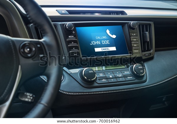 Car computer monitor\
system calling  