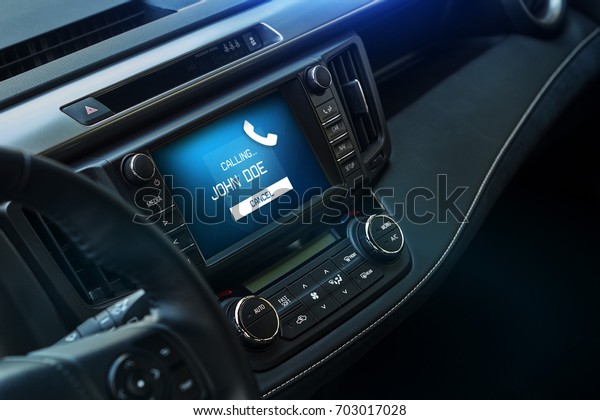 Car computer monitor\
system calling  