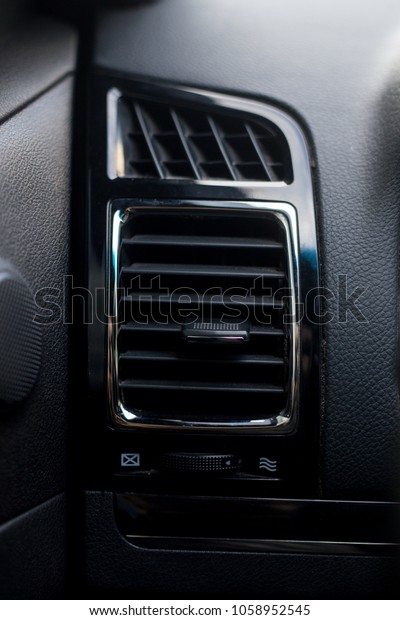 Car conditioner. The air flow inside the car.
Detail interior